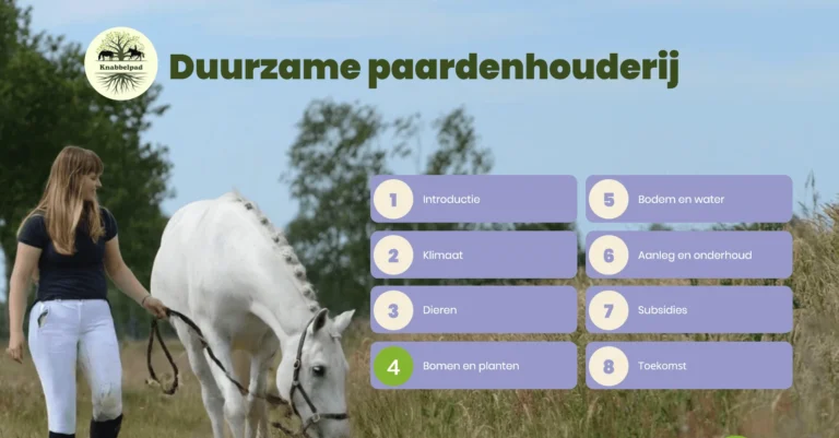 Online lespakket biodiversiteit en paardenhouderij
